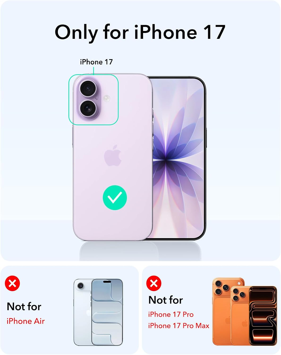Detalle 2 de ESR iPhone 17 Case 7x Protection