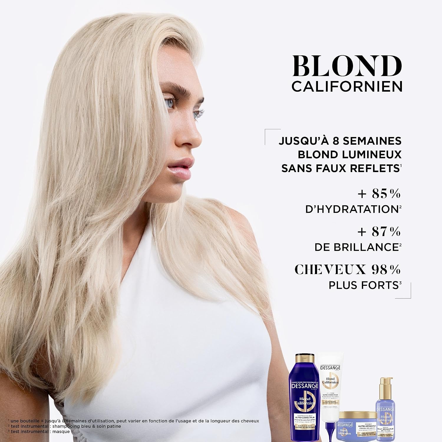 Detalle 2 de DESSANGE Masque Nutri‑Réparateur Blond Californien 280 ml 💇♀