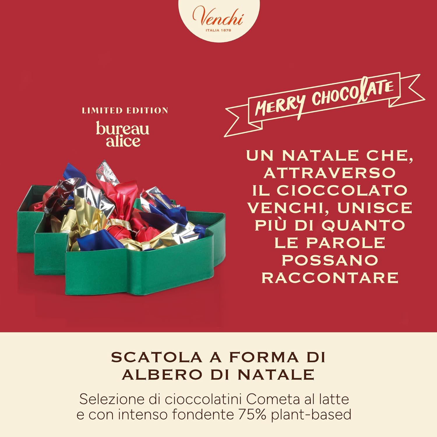 Thumbnail 3 de Venchi Confezione Albero di Natale con Cioccolatini Cometa Assortiti – Edizione Limitata 197 g (Senza Glutine)