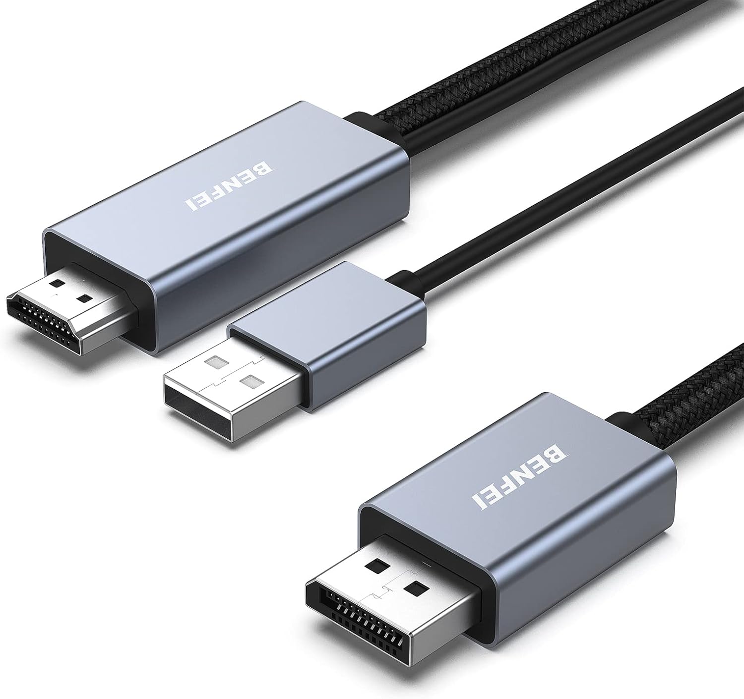 Detalle de BENFEI HDMI zu DisplayPort Kabel 1,8 m
