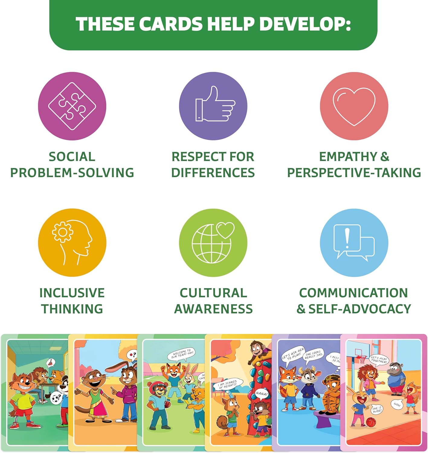 Detalle de Who What Why Mega Pack Conversation Cards for Kids (120 Picture Cards) – Speech & Counseling Therapy Game for Ages 4+