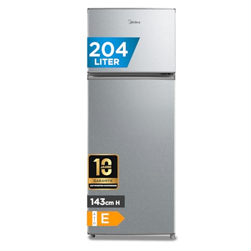Detalle de Midea 204L Frigo Doppia Porta con Compressore Inverter MERT210FGE50
