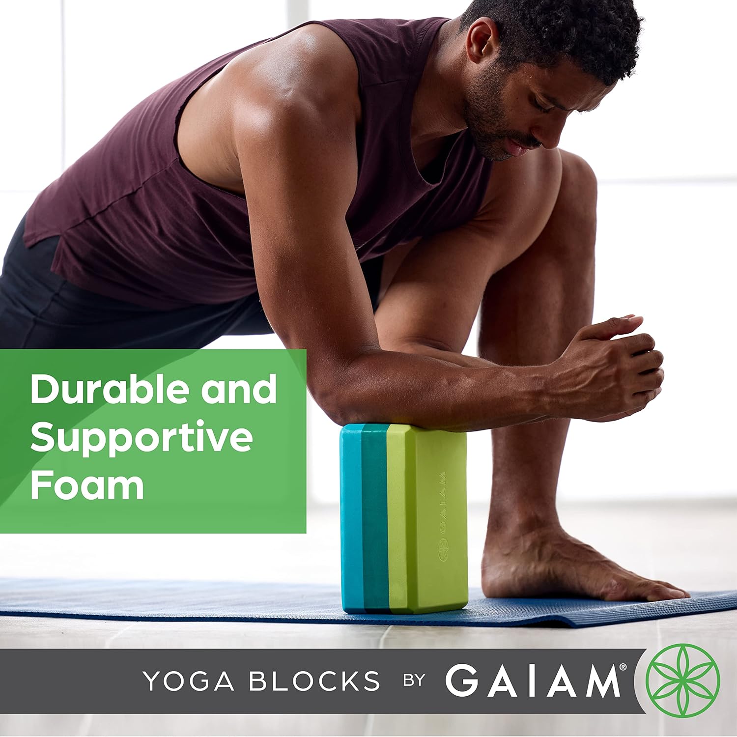 Thumbnail 3 de Gaiam Yoga Block supportive foam block 🧘