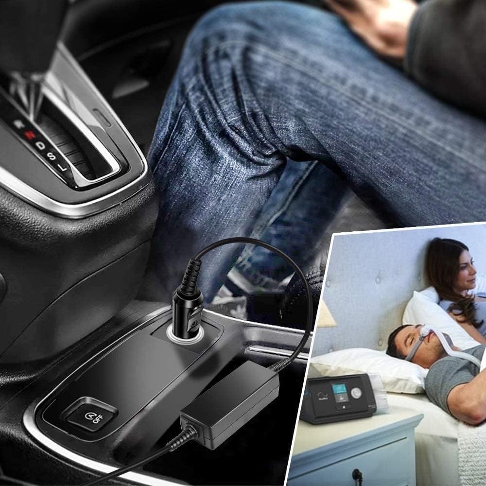 Thumbnail 2 de TAIFU 12V-24V KFZ-Netzteil (DC) für ResMed AirSense/ AirCurve 10 CPAP & BiPAP Geräte – 90 W