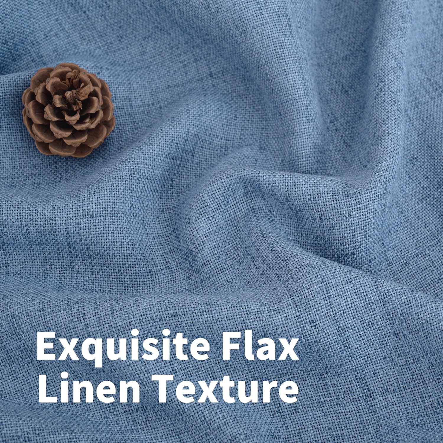 Detalle 2 de YoungsTex Light-Filtering Curtains, 42 x 54 Inches