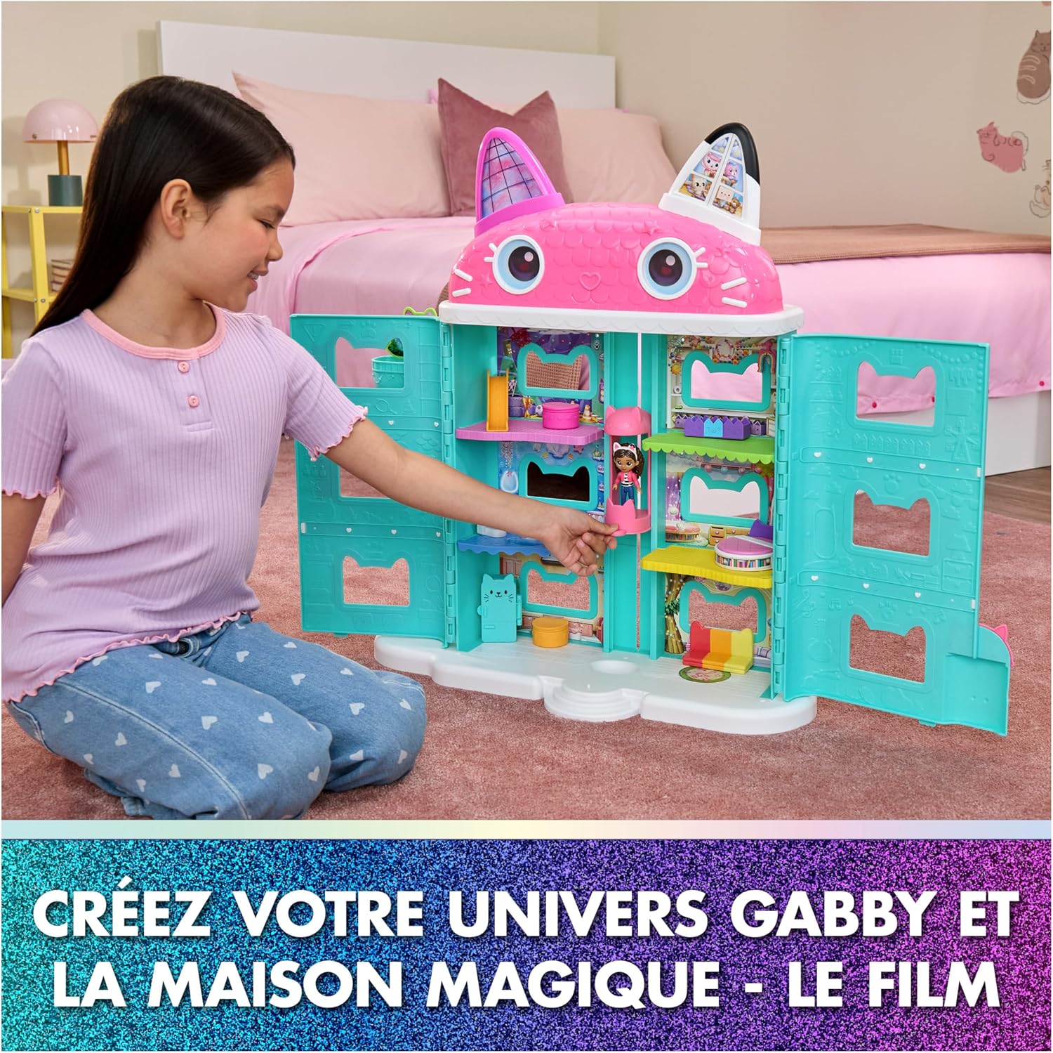 Thumbnail 6 de Gabby Et La Maison Magique – Maison de Poupée 60 cm avec Gabby (DreamWorks Gabby’s Dollhouse)