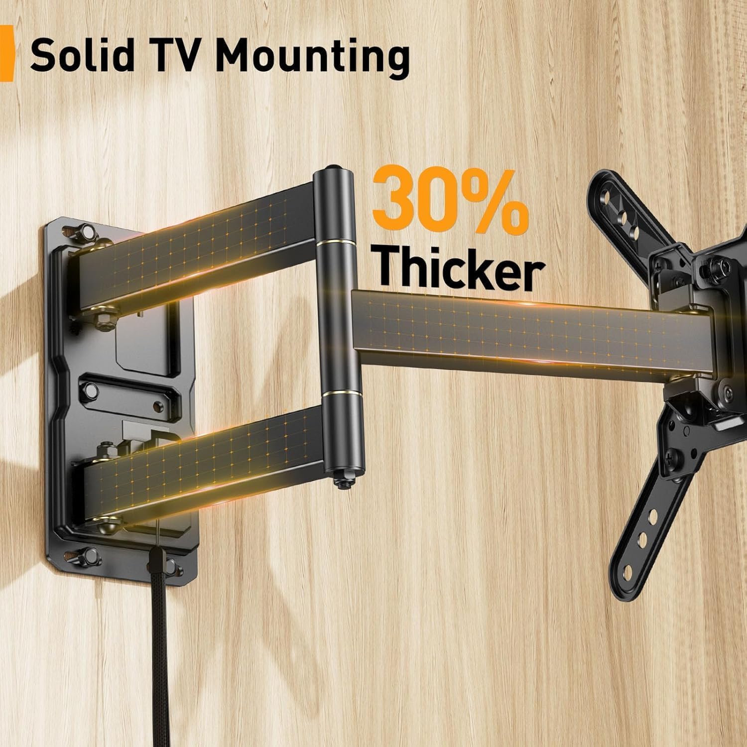 Detalle de Perlegear Lockable RV TV Mount PGLRVF2 for 13–43 inch TVs up to 44 lbs