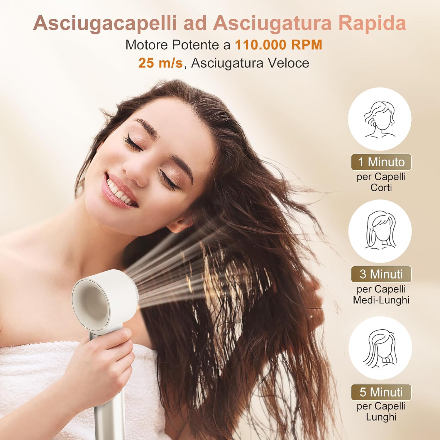 Thumbnail 4 de 7MAGIC Air Styler 6 In 1: styling rapido e versatile senza danni, in viaggio