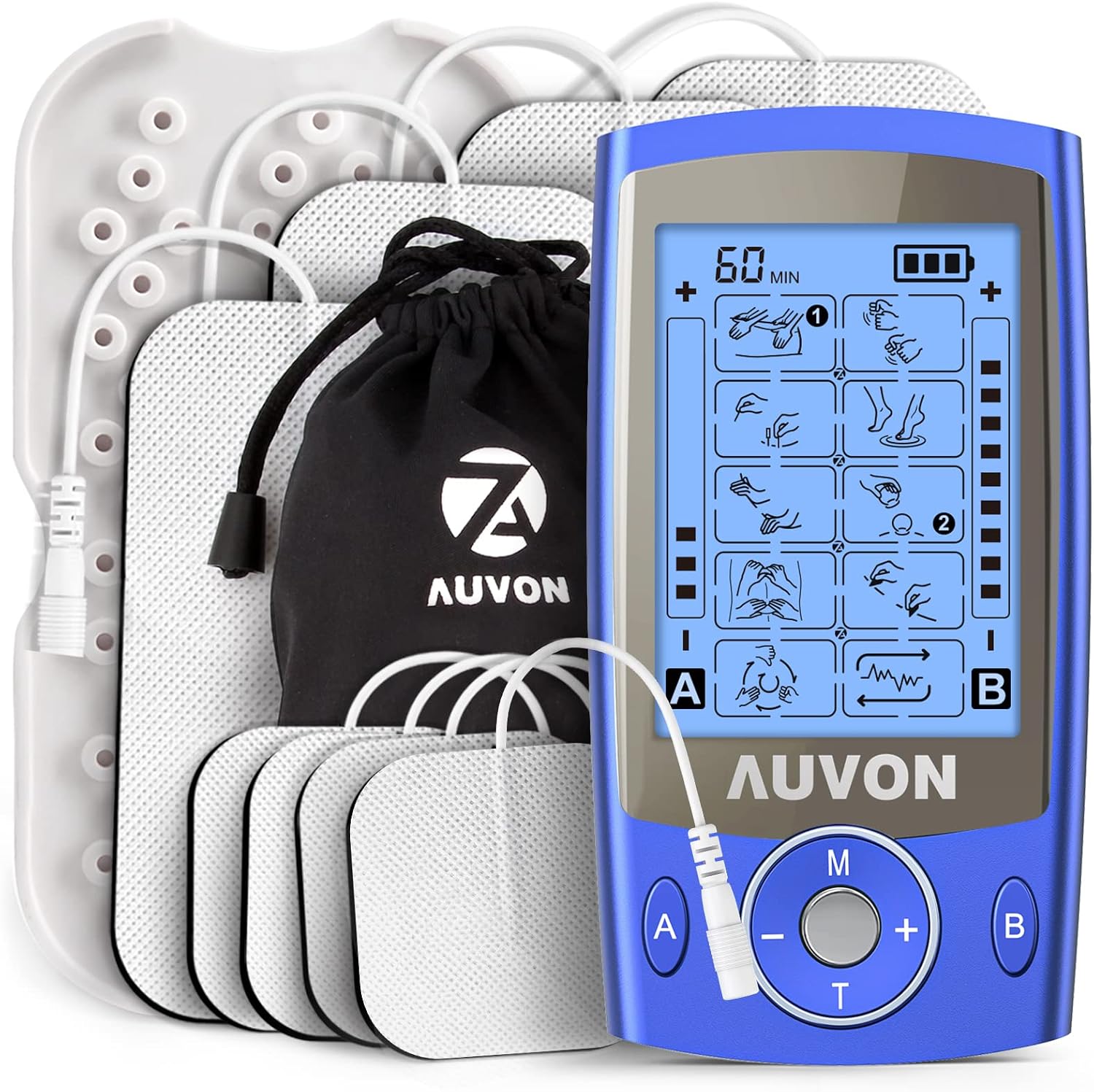 Detalle de AUVON TENS Unit with 20 Modes