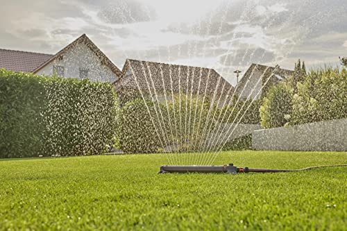 Detalle de Gardena Viereckregner AquaZoom L – Regner für Flächen 28–350 m²