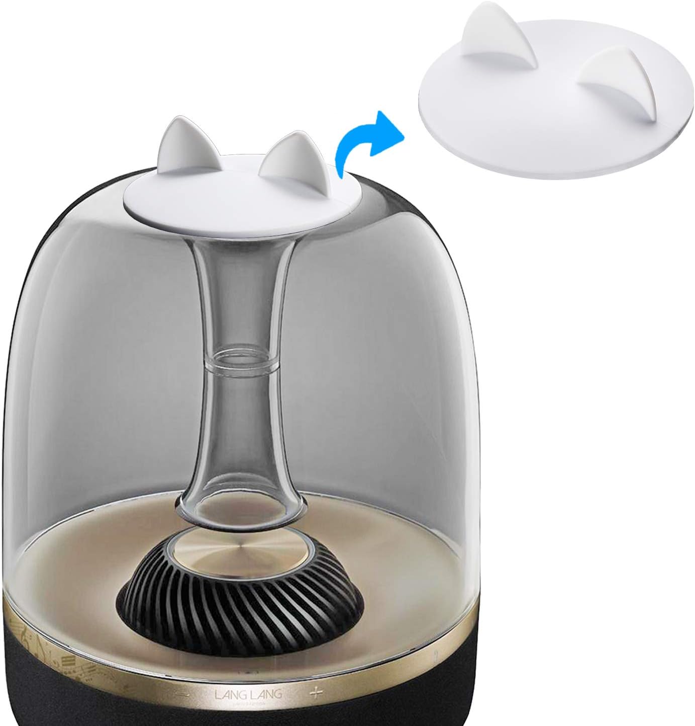 Detalle de SUNMON Karma Direct Silicone Dust Cover for Harman Kardon Aura Studio & Soundsticks