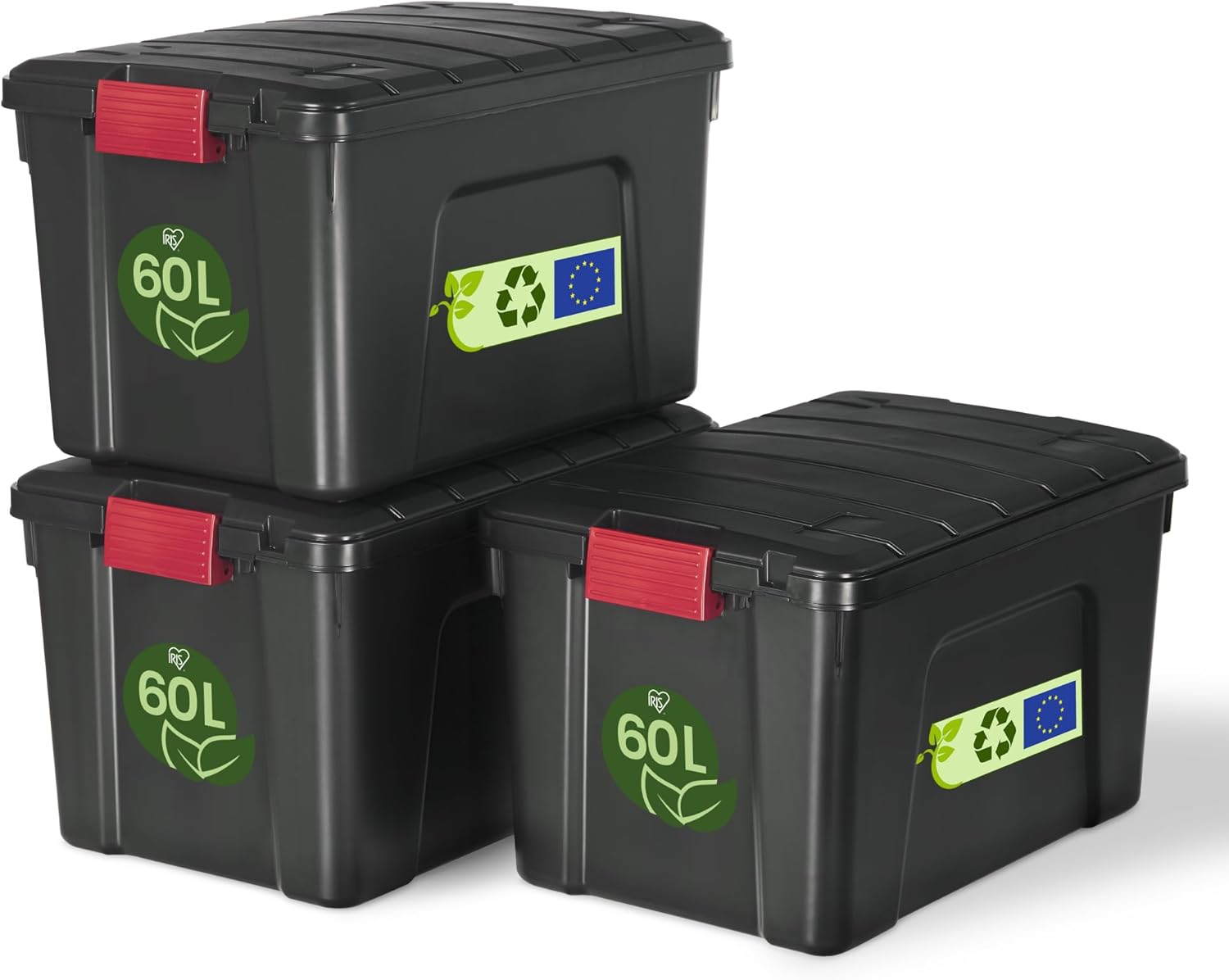Iris Ohyama Malle 60L boîtes plastiques