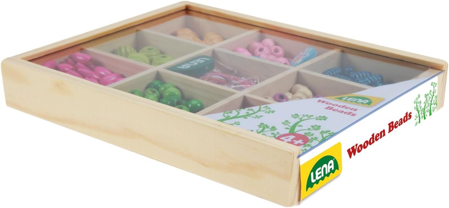 Thumbnail 5 de Lena 32012 Cuentas de madera multicolor 3+ años