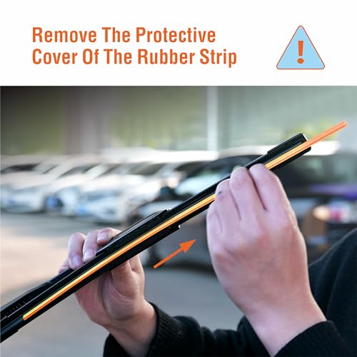 Thumbnail 5 de WOWIPER OEM 26" 17" Silicone Wiper Blades for Nissan