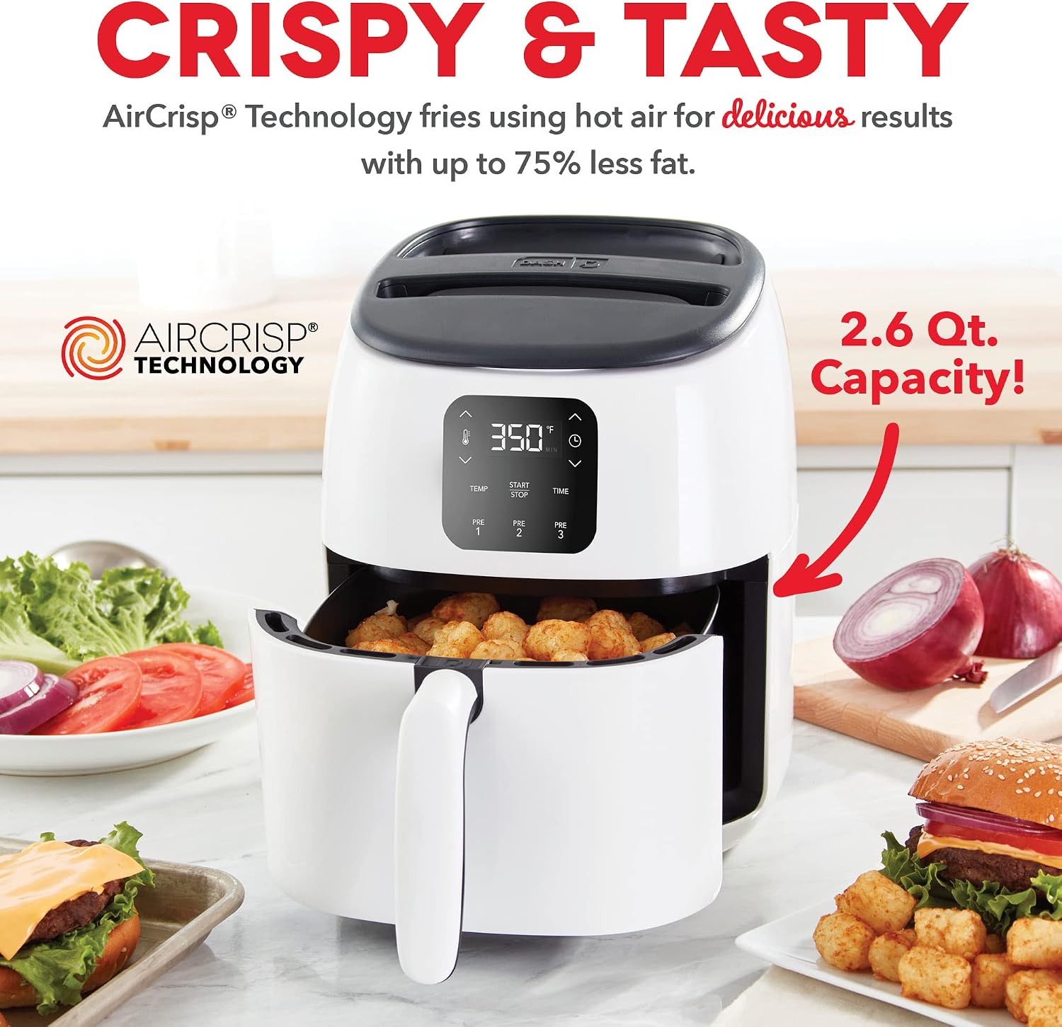 Thumbnail 2 de Dash Air Fryer, 2.6 Quart
