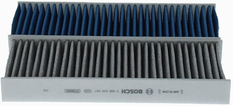 Detalle de Bosch FILTER+pro Filtro Abitacolo A8647 – Due filtri alta efficienza per aria interna più pulita