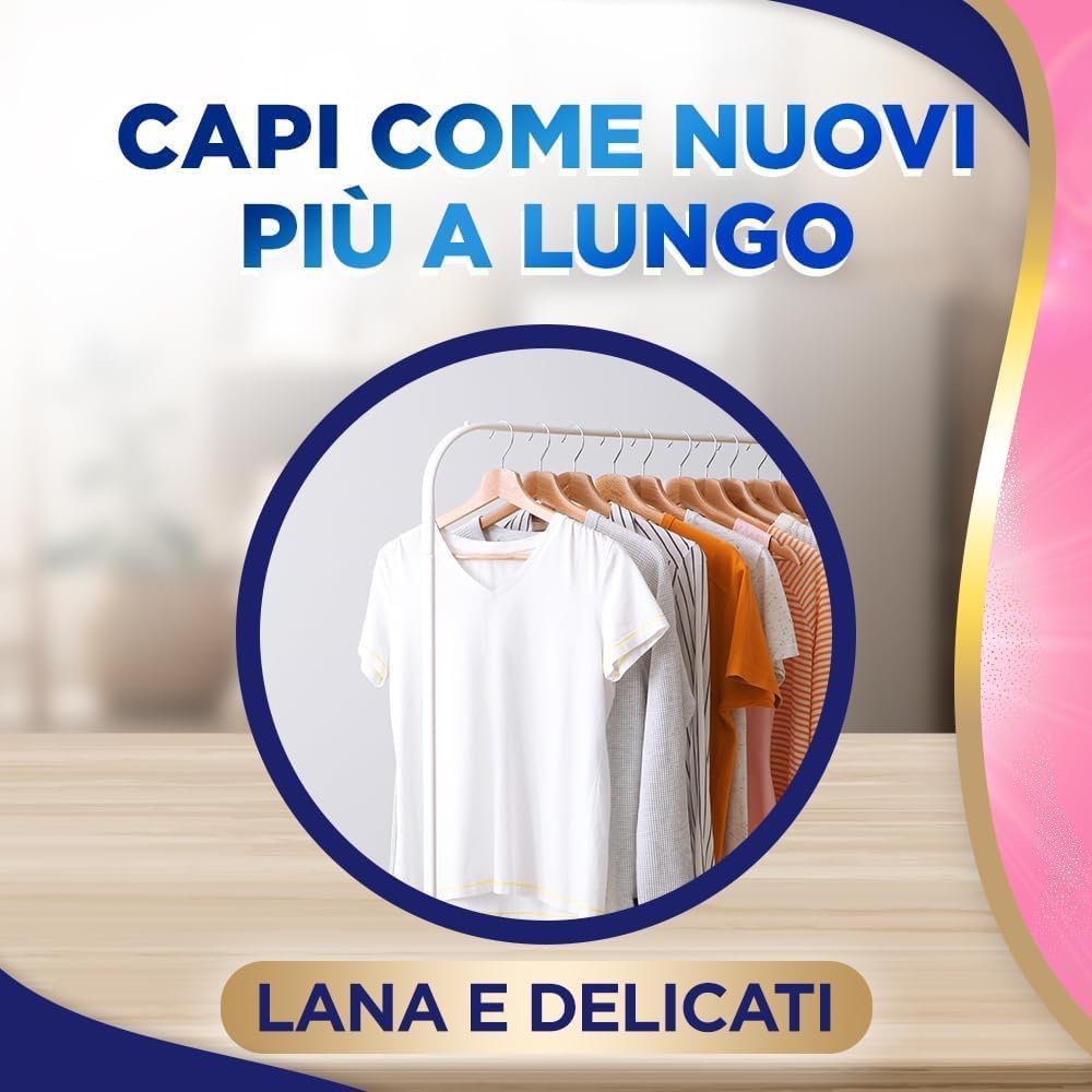 Detalle de Lip Woolite Detersivo Lana e Delicati 1500 ml – 25 Lavaggi con Cheratina