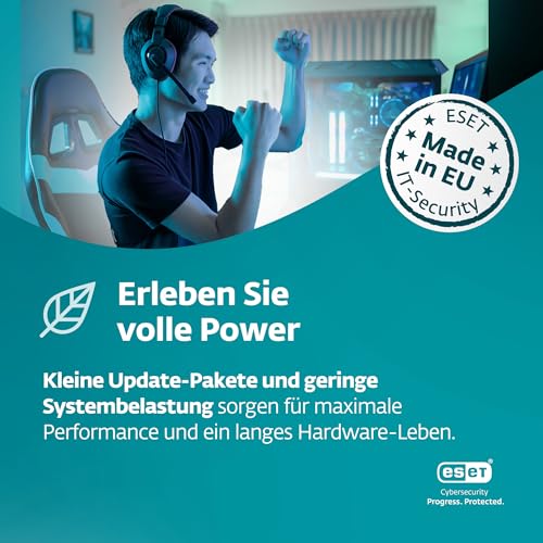 Thumbnail 3 de ESET NOD32 Antivirus 2026 – 3 Geräte, 1 Jahr, Gamer-Modus, Schutz vor Ransomware und Phishing (Windows/macOS) – offizielle Aktivierung per E-Mail