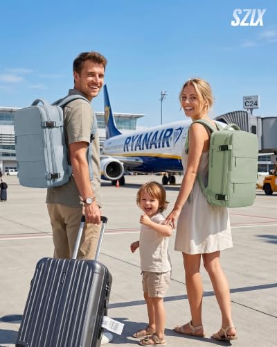 Detalle 2 de SZLX Mochila de cabina 40×30×20 para Ryanair, Vueling y más
