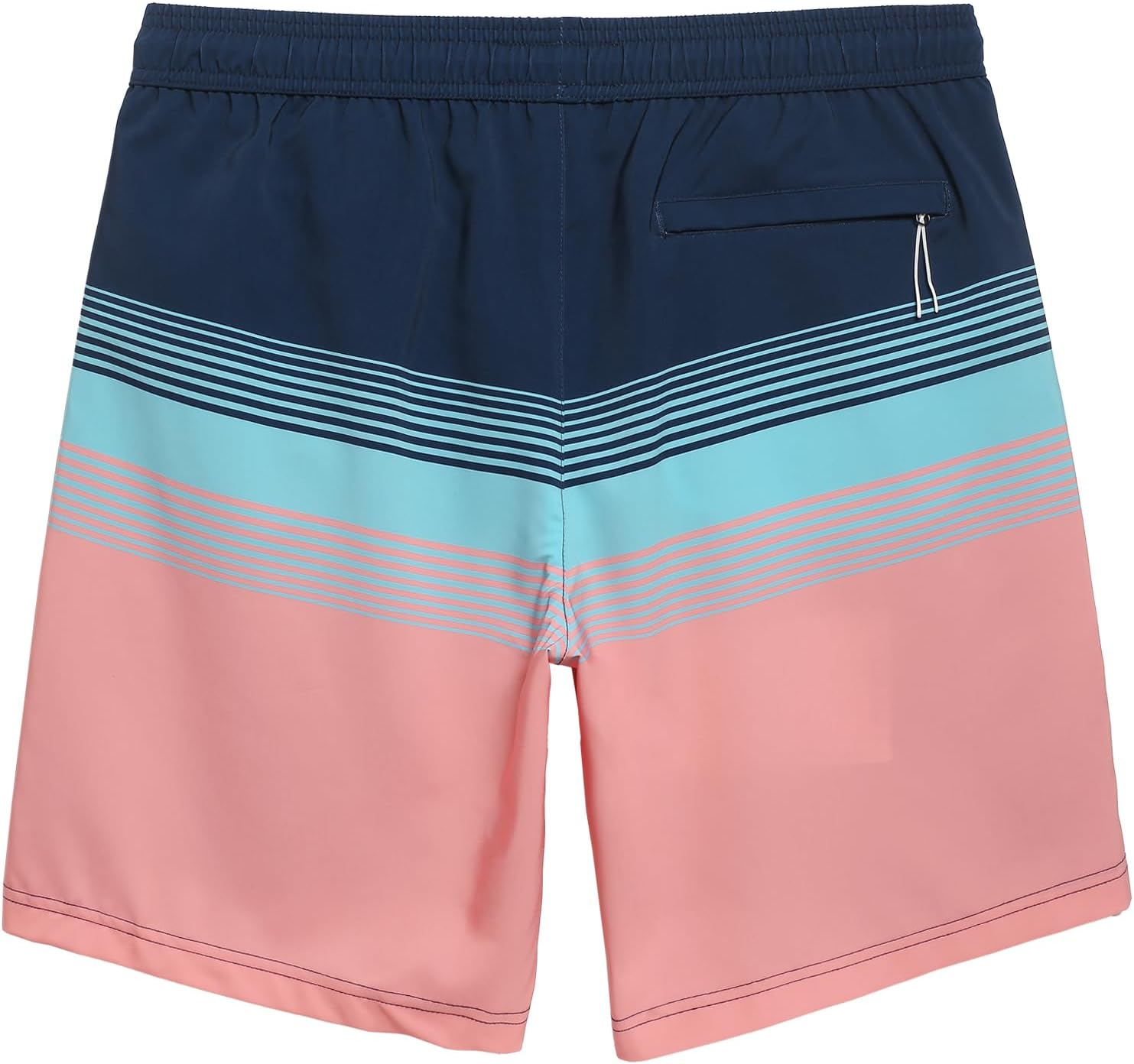 Detalle de MaaMgic Badehose Herren: Schnelltrocknende Boardshorts mit Mesh-Futter, 18 cm Innenlänge