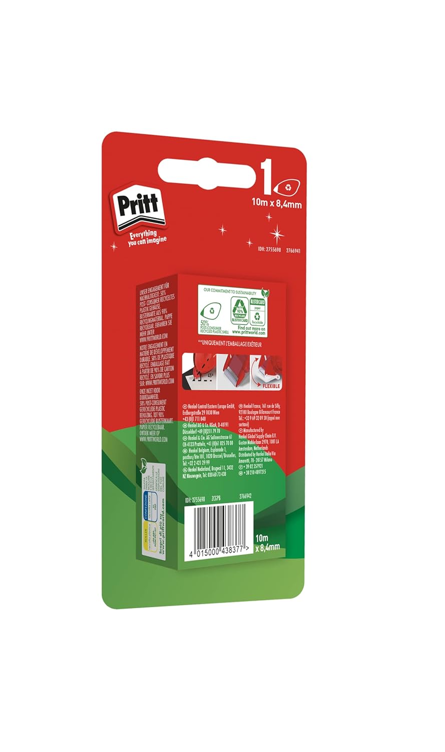 Thumbnail 1 de Pritt 2110050 Rullo colla permanente compatto ✂