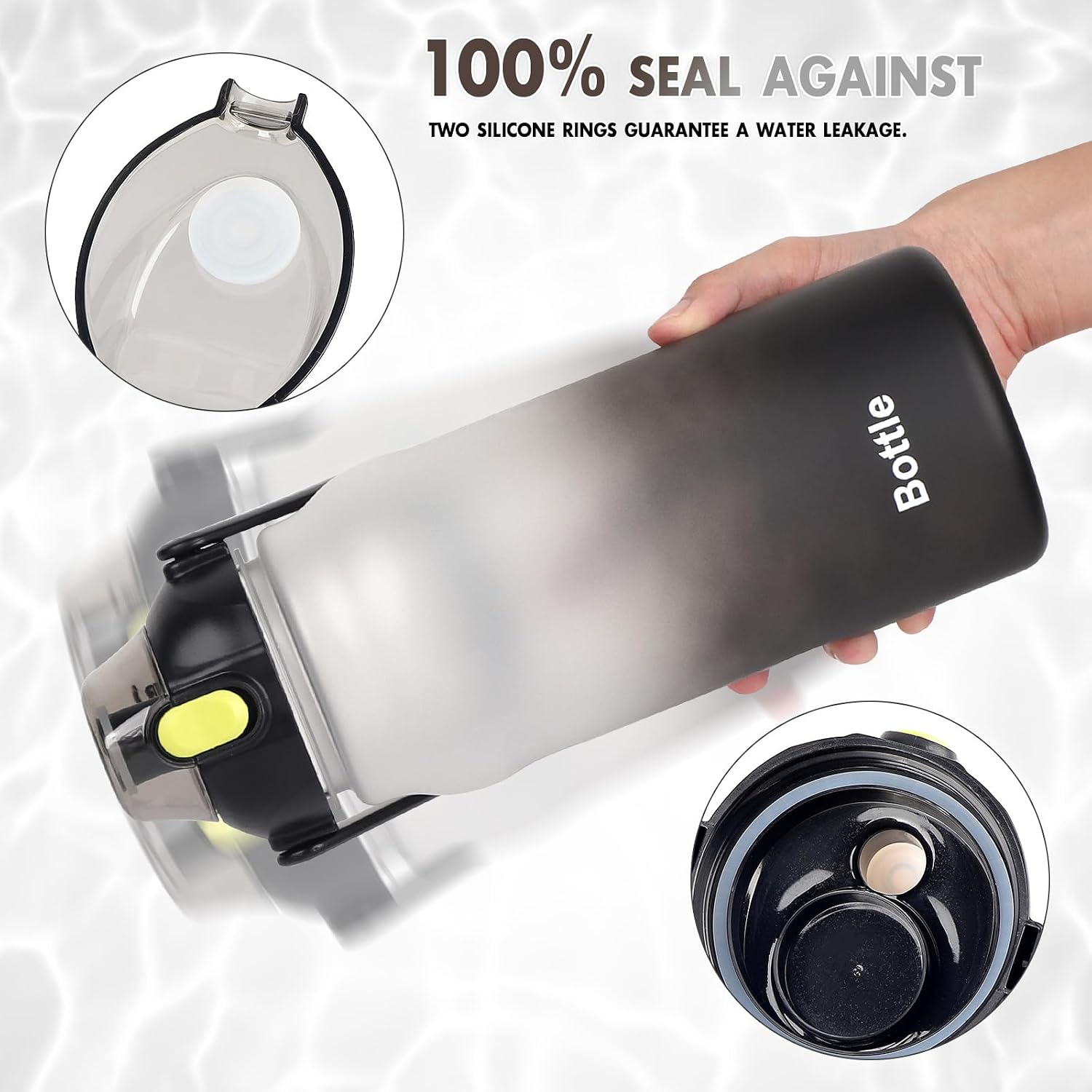 Thumbnail 2 de GXCROR Water Bottle 2L with Straw – 100% Leakproof, BPA Free, Anti-Rupture