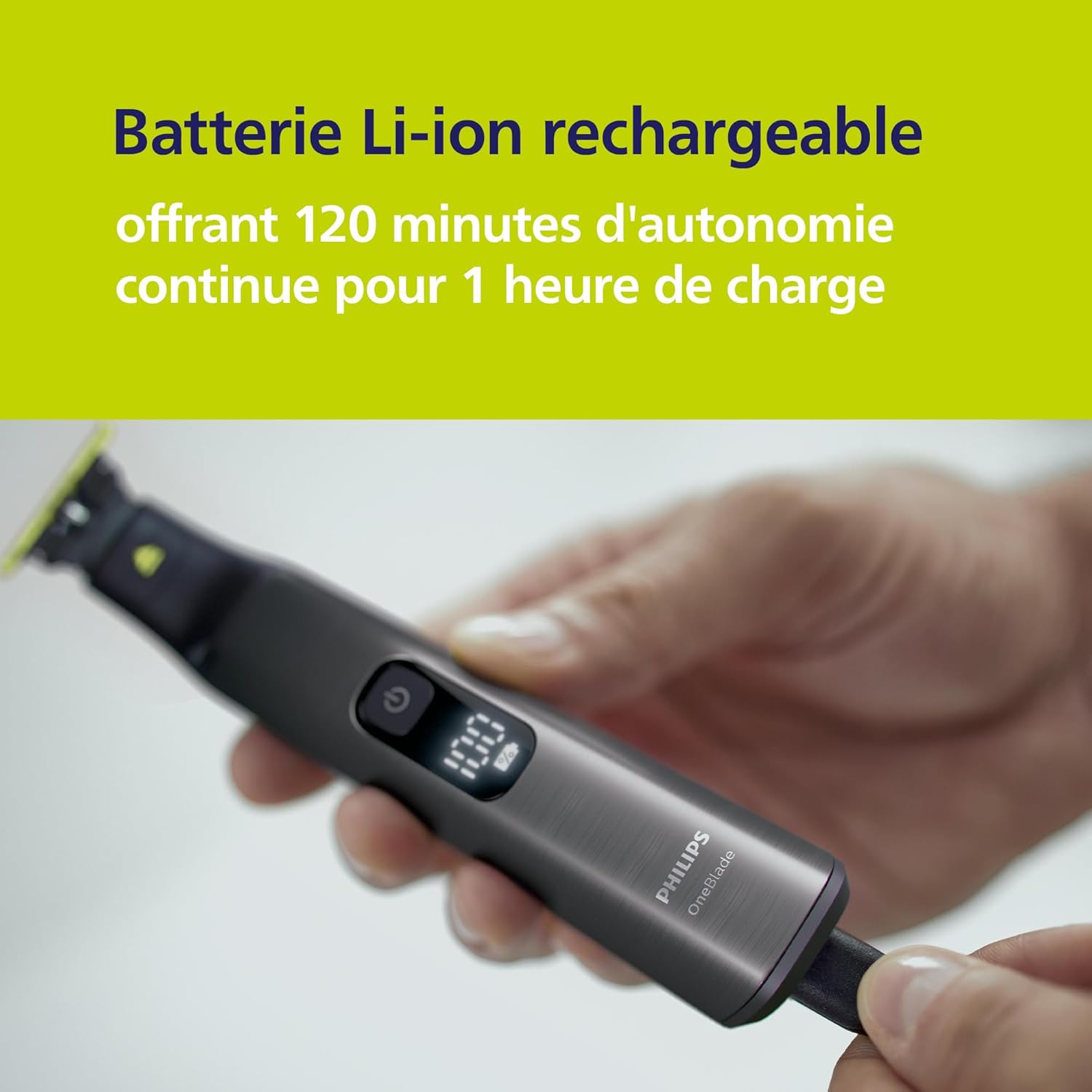 Thumbnail 6 de Philips OneBlade Pro 360 Authentique Visage+Corps (QP6652/35) – Tondeuse à barbe et rasoir 2 lames 360