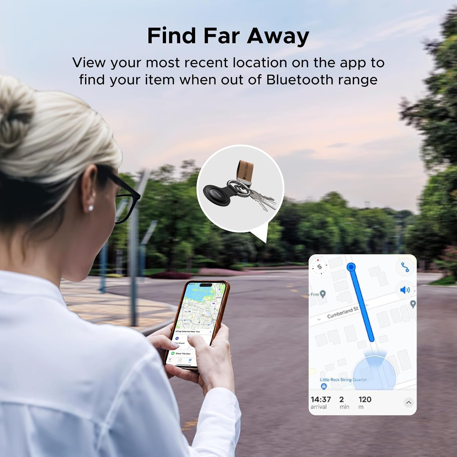 Thumbnail 3 de UGREEN FineTrack Mini: Apple Find My Tracker Tag