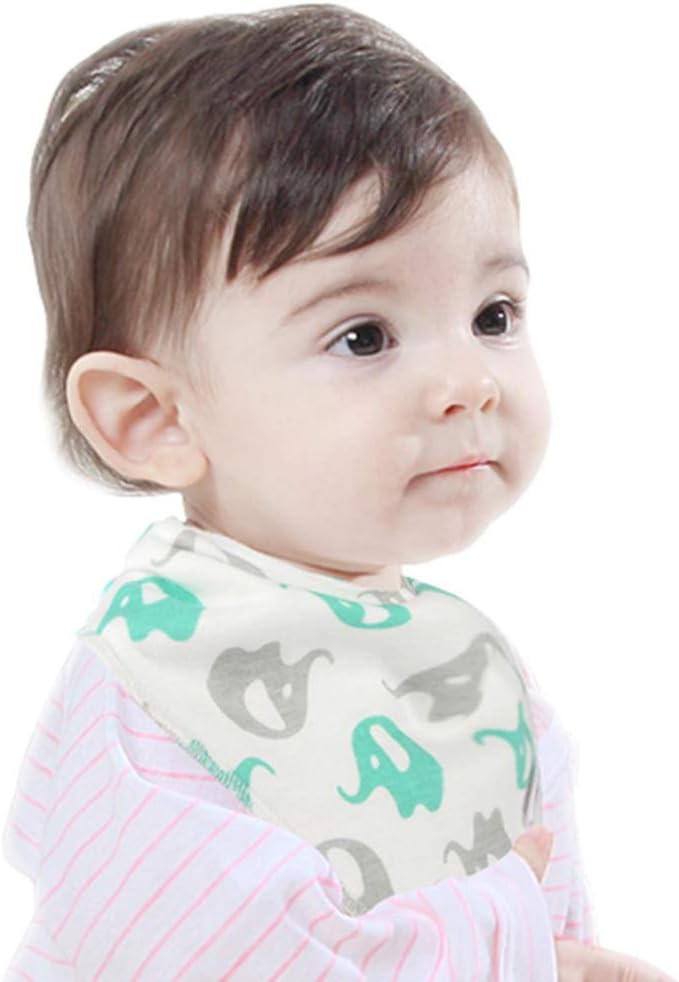 Thumbnail 2 de SLOSH 16 bavaglini neonato in cotone 100% con bottoni regolabili (bandana) per dentizione e ruttino