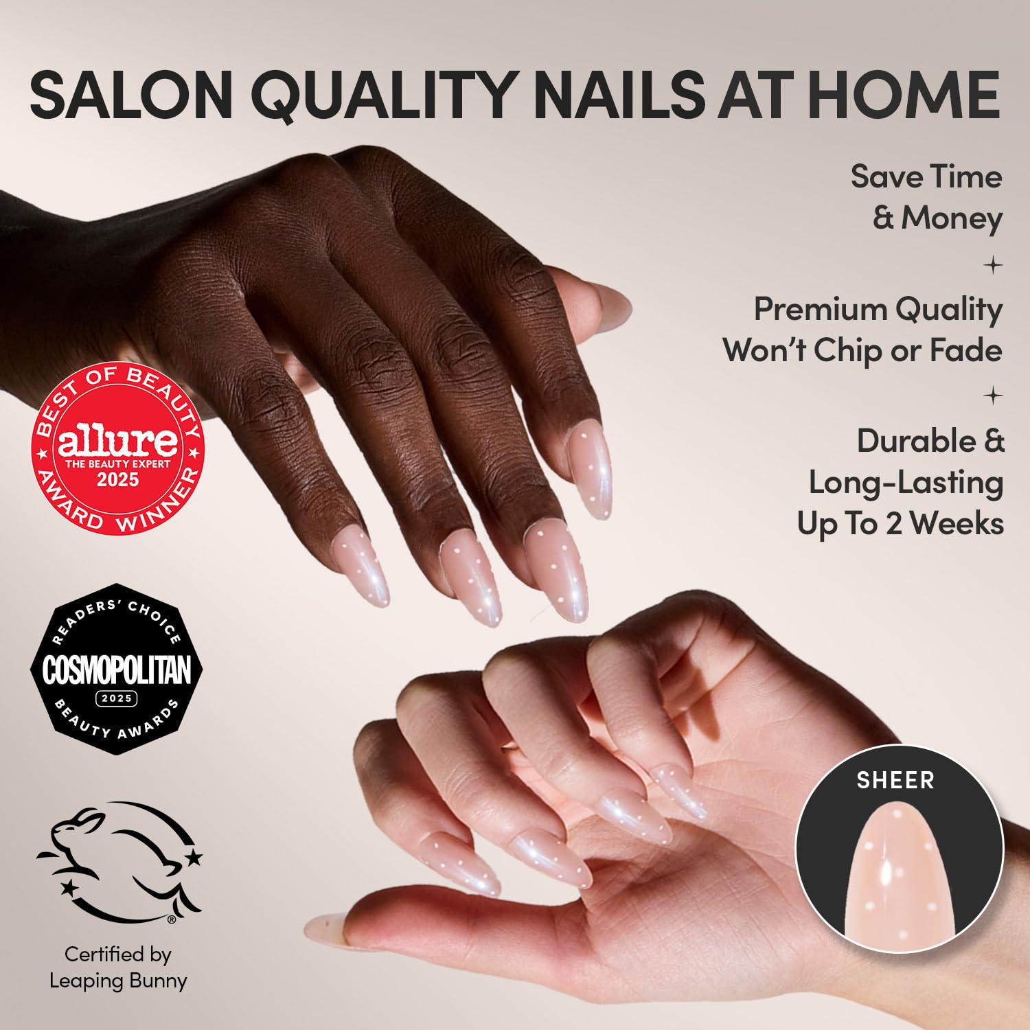 Thumbnail 1 de Glamnetic Sugar Glazed press on nails