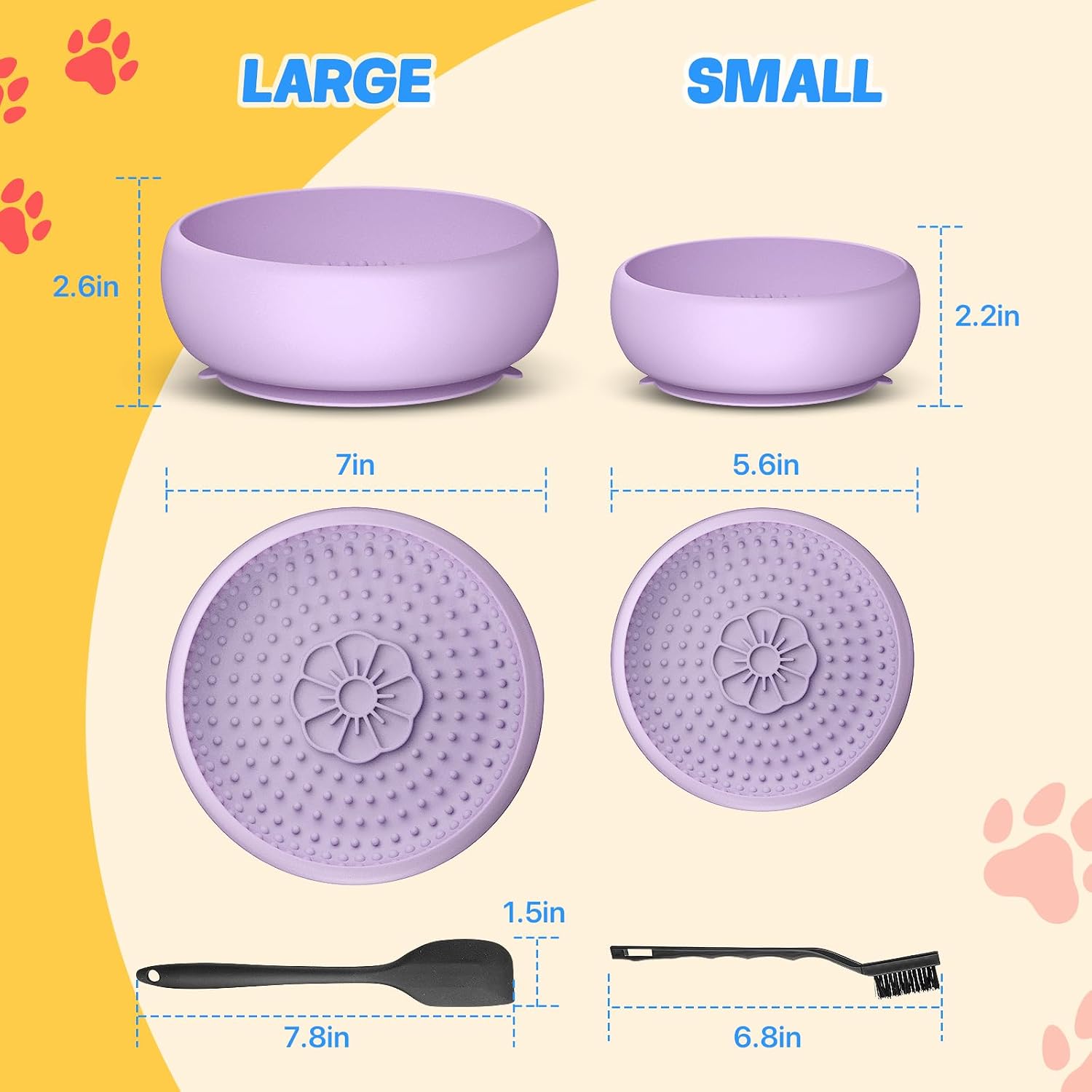 Thumbnail 6 de Pawinner 2-in-1 slow feeder lick bowls