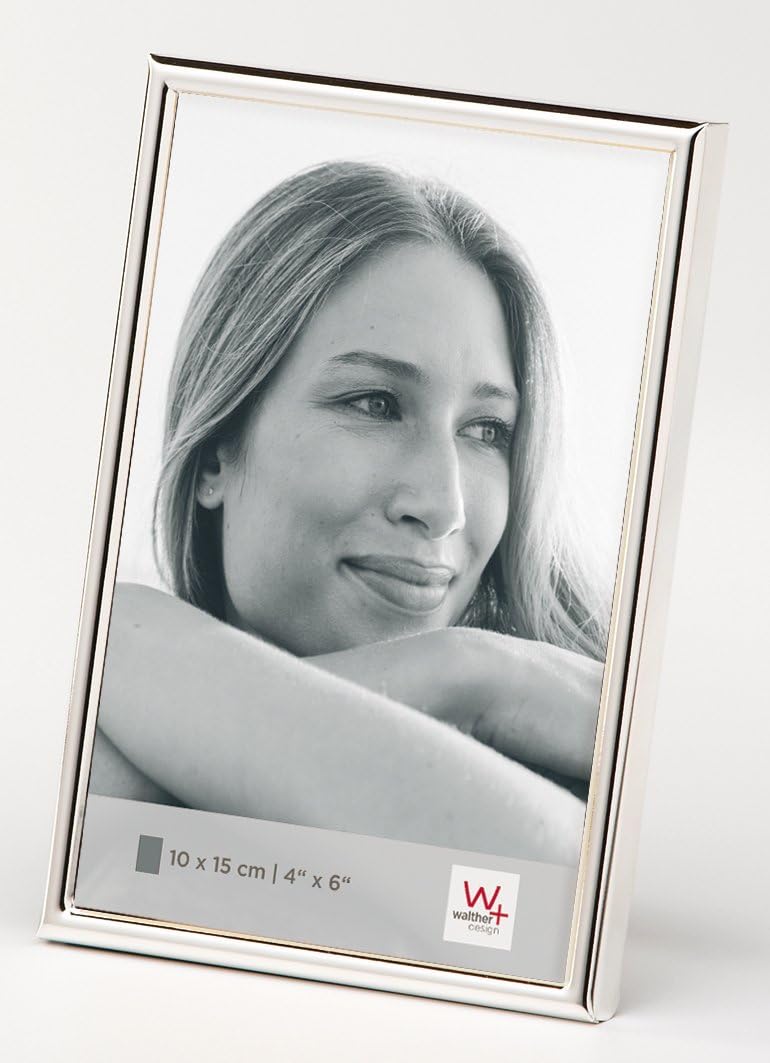 Thumbnail 1 de Walther Design Cadre photo Argent mat Chloé Portrait WD913S (9 x 13 cm)