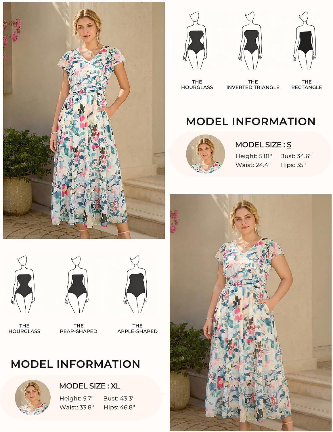 Thumbnail 3 de GRACE KARIN 2026 Women Summer Dress: Floral Maxi with Pockets and Gentle-Fit Flair