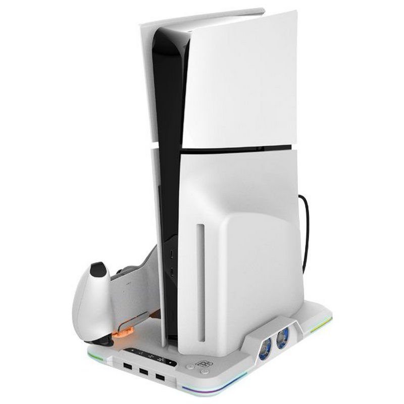 Detalle 2 de Blackfire Base multifunción RGB con ventilación y carga DualSense