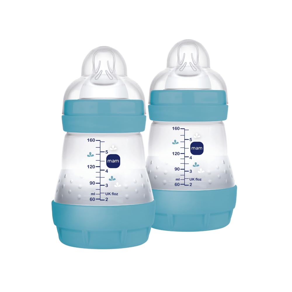 Detalle 2 de MAM Easy Start Flasche 160 ml 2er-Set Hellblau