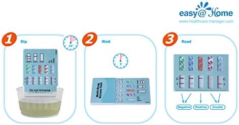 Thumbnail 4 de Easy@Home 5-Panel Urine Drug Test Kit, 10 Pack, Results in 5 Minutes