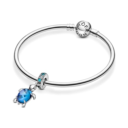 Thumbnail 6 de PANDORA Passions colgante tortuga marina de plata y cristal de Murano
