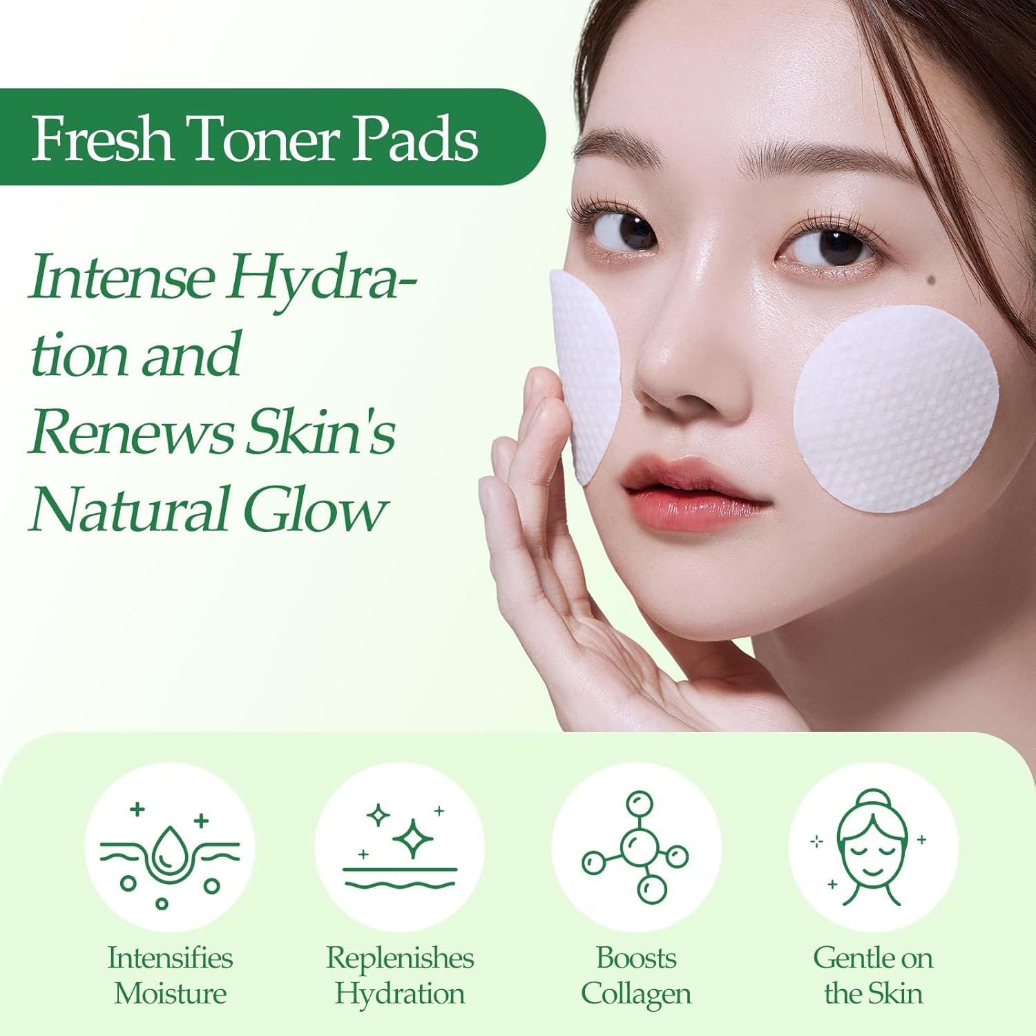 Detalle 2 de Snidin Toner Pads with Centella Asiatica Extract and Collagen