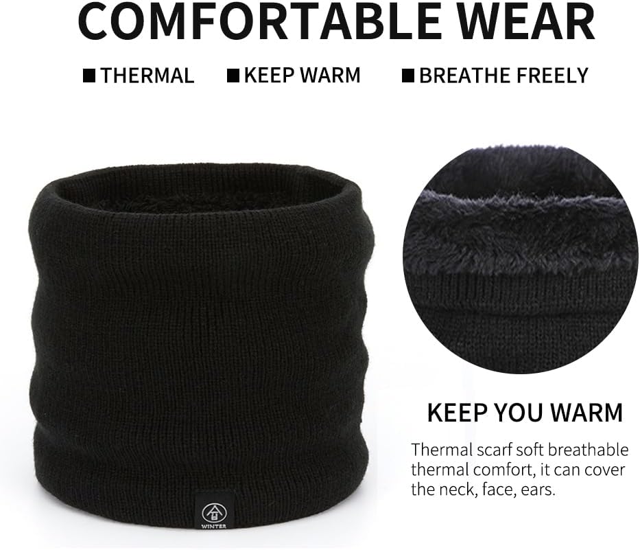 Detalle de HGDGears Winter Neck Warmer Thermal scarf for cycling 🧣