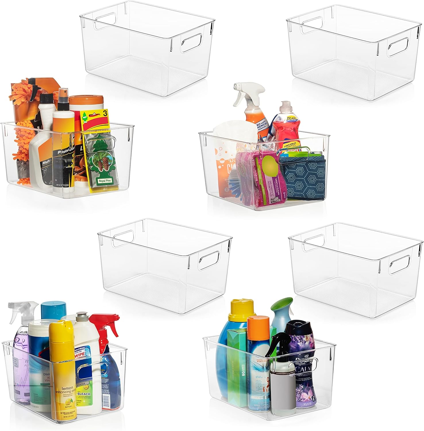 Thumbnail 6 de ClearSpace Clear Plastic Storage Bins – Pantry Organizers ⚙