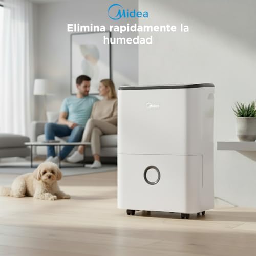 Detalle 2 de Midea Deshumidificador 20L Silencioso WiFi