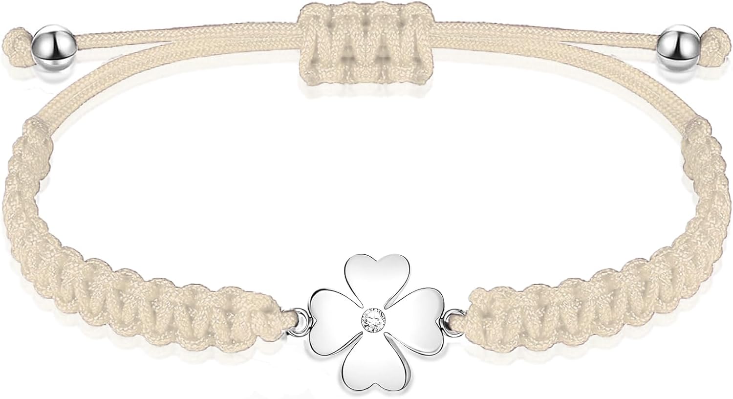 Detalle de Johiux Kleeblatt Armband als Glücksbringer