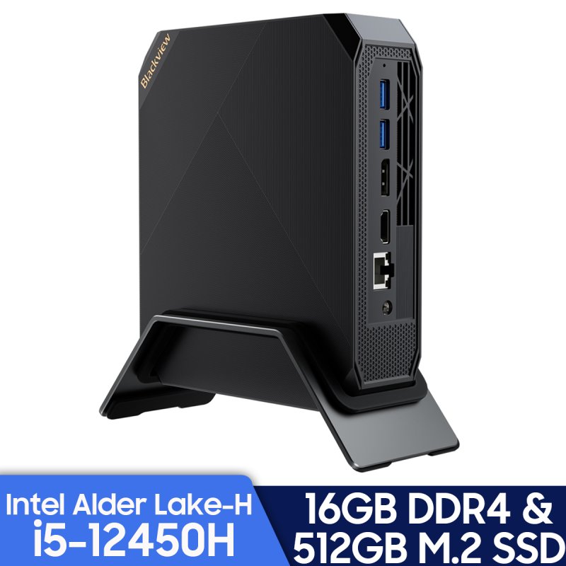 Thumbnail 3 de Blackview MP200 Mini PC Intel Core i5-12450H, 16 GB