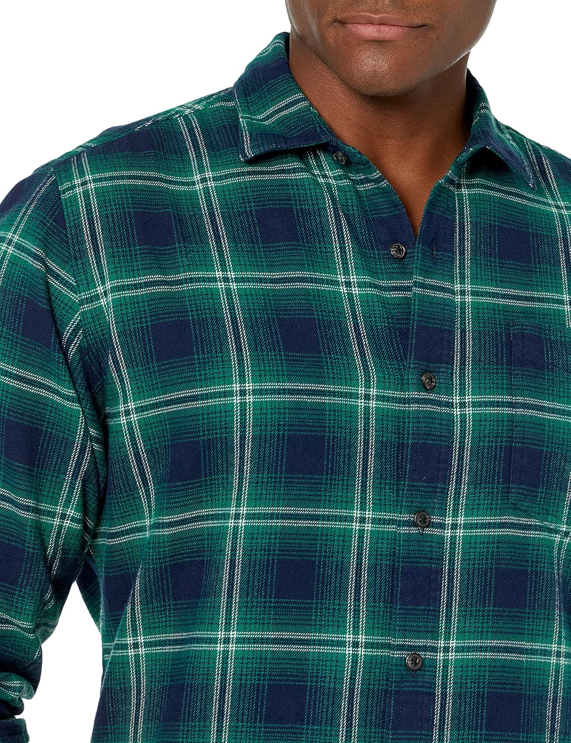 Thumbnail 3 de Amazon Essentials Herren Langarm-Flanellhemd (Corte recto) mit Knopfleiste
