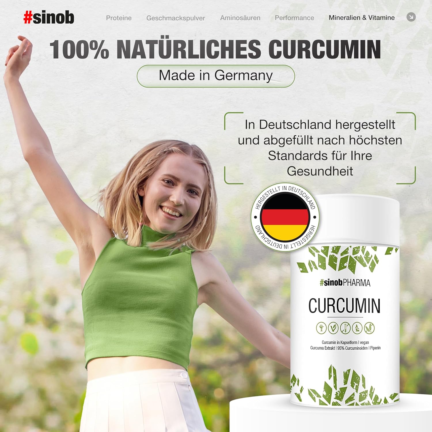 Thumbnail 5 de Curcumin 95% Kurkuma Kapseln 60 đź’Š