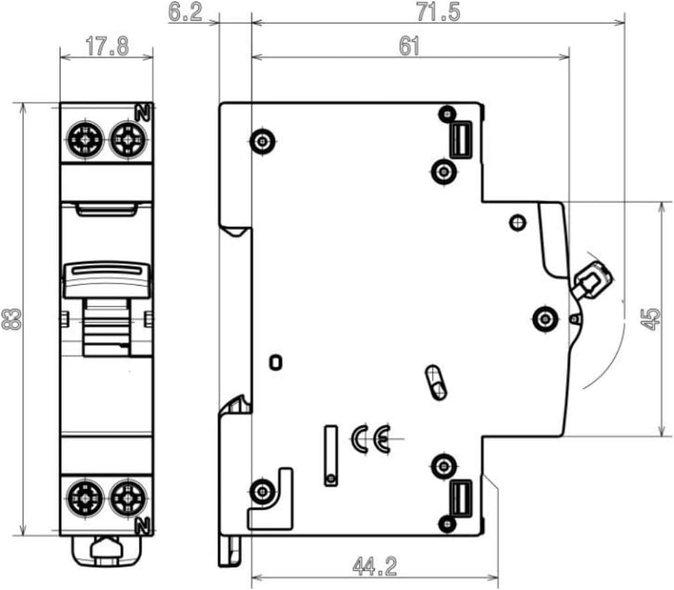 Detalle 2 de Bticino Interruttore magnetotermico Kit 4 pezzi, 10 A – 1 modulo DIN