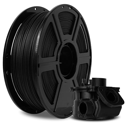 Detalle de FLASHFORGE Filamento de fibra de carbono PETG 1.75 mm 🧬 1 kg