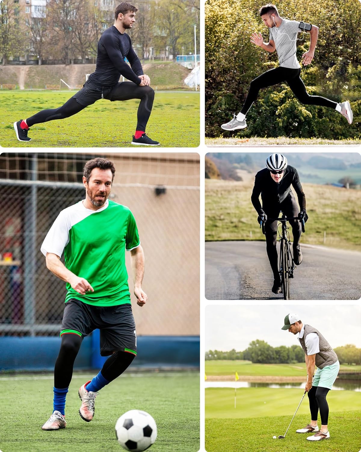 Thumbnail 5 de Runhit Men's Compression Leggings 1 pack 🩳