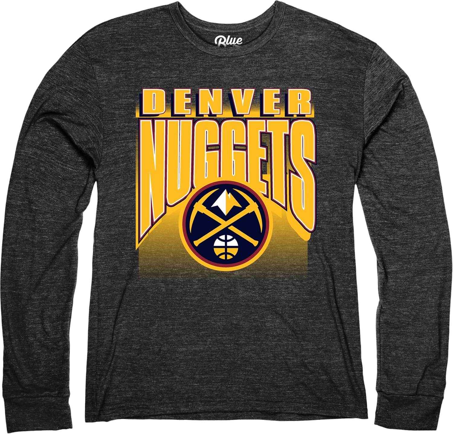 Thumbnail 2 de Blue 84 84 NBA Tri-Blend Long Sleeve T-Shirt (Officially Licensed) – Starters Black