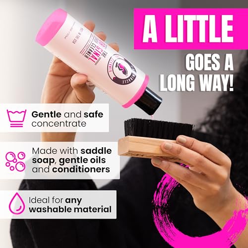 Thumbnail 2 de Pink Miracle Shoe Cleaner Kit Bottle 8 Oz: All‑In‑One Cleaning & Conditioning for Sneakers